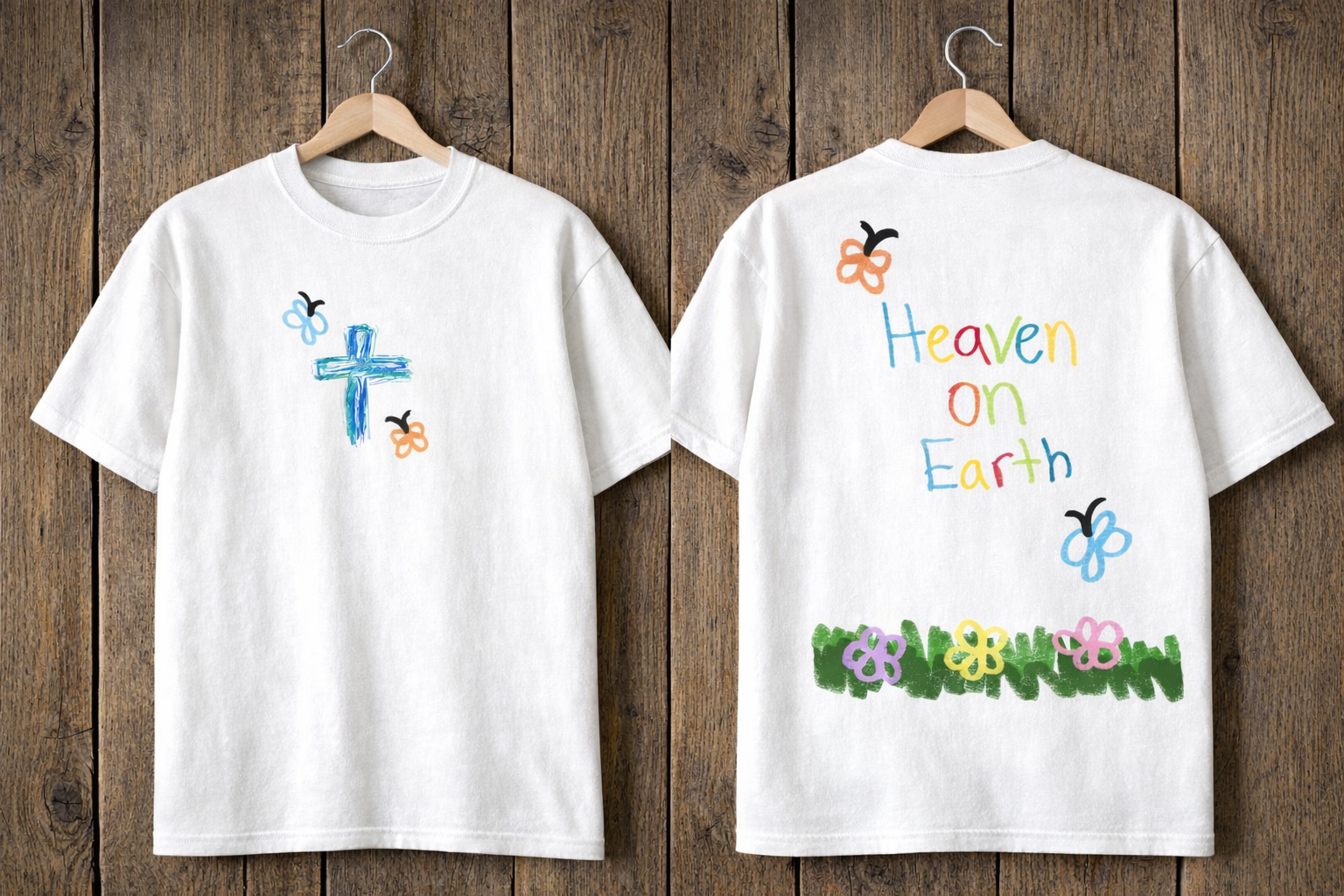 Heaven On Earth Heavyweight Cotton T Shirt