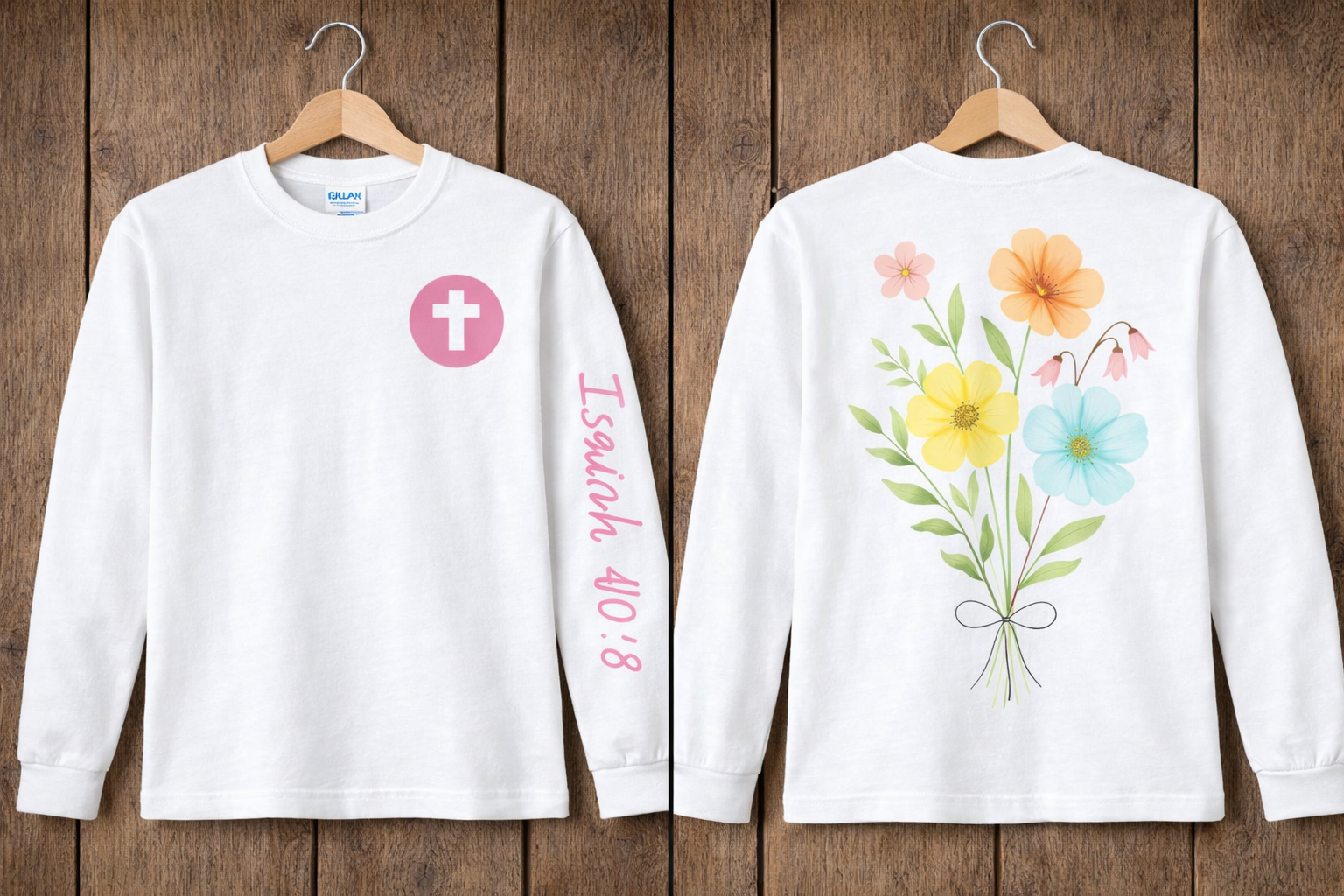Kids Isaiah 40:8 Long Sleeve