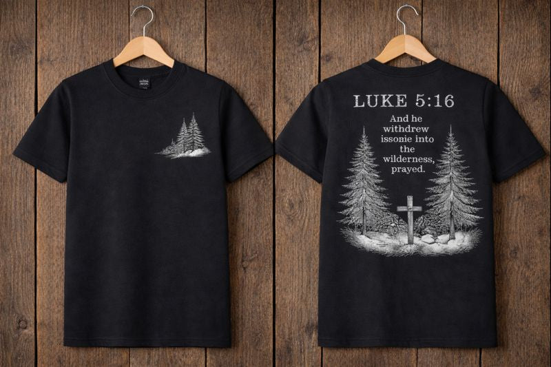 KIDS Luke 5:16 T Shirt