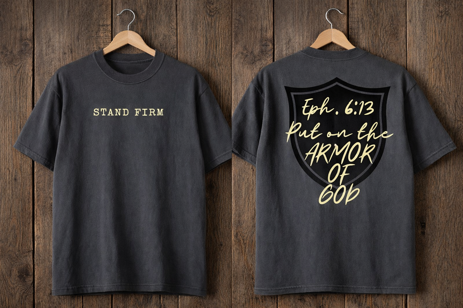 Stand Firm Heavyweight Cotton T Shirt